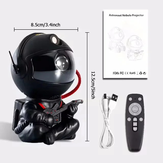 Galaxy Star Astronaut Projector – LED Night Light for Kids
