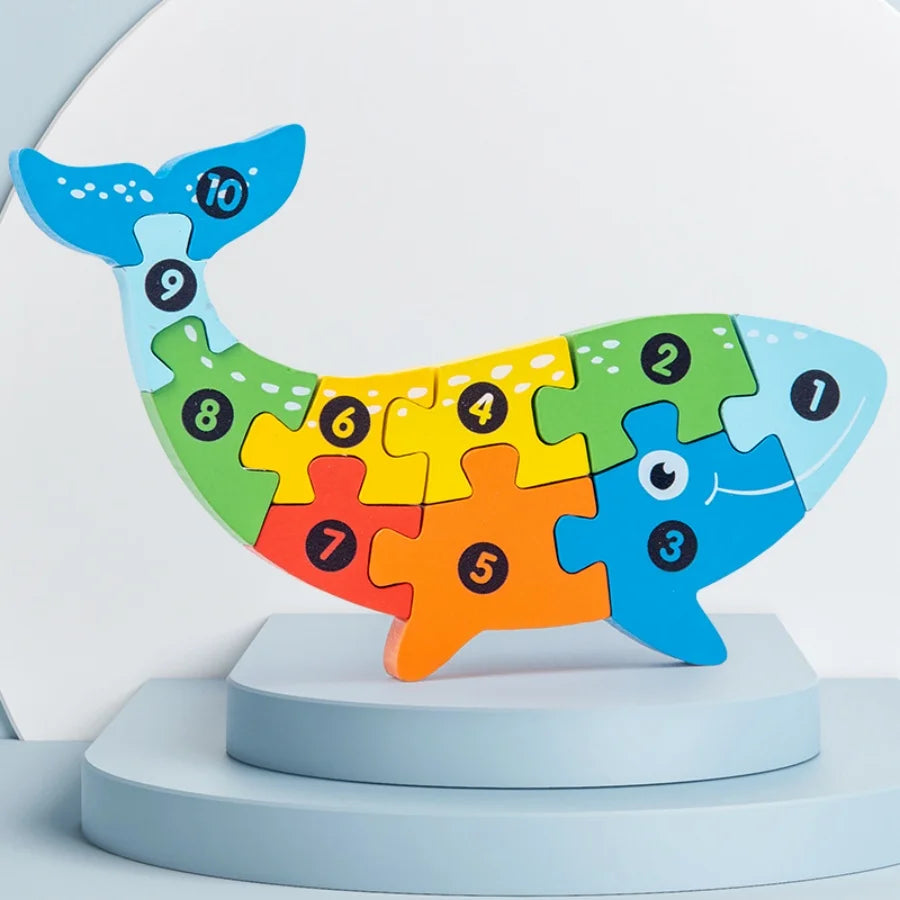 Wooden Puzzle Sets, Animals