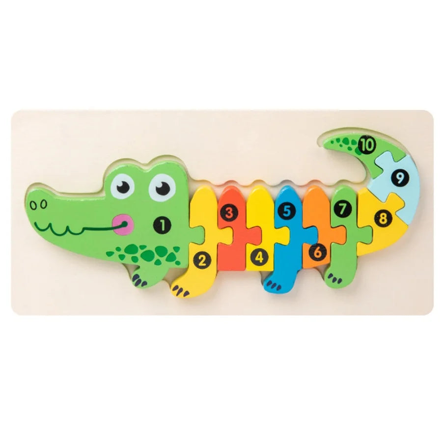 Wooden Puzzle Sets, Animals