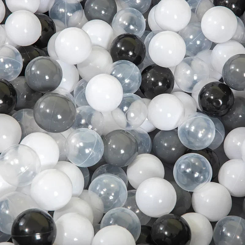 100-pcs Soft Play Balls for Kids – dia 55mm, mixed colours sets