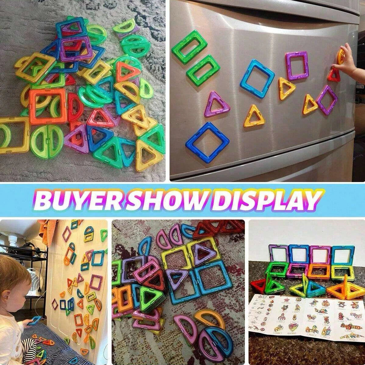 Magnetic Tiles Building Blocks Set
