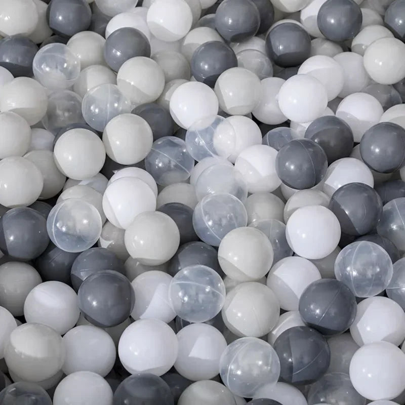 100-pcs Soft Play Balls for Kids – dia 55mm, mixed colours sets