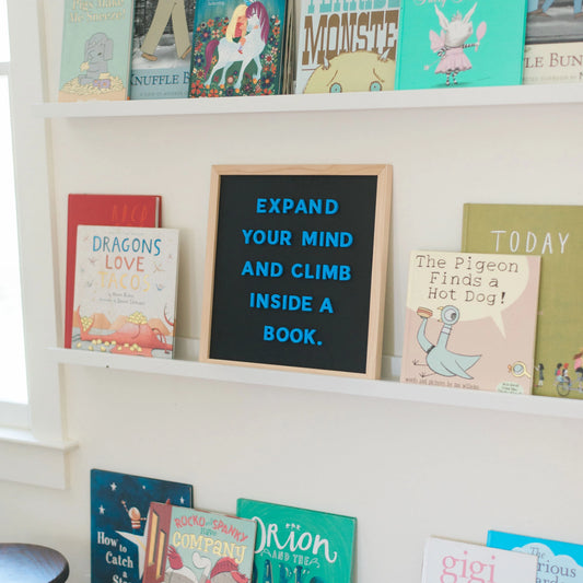 1" 200pc Royal Blue Magnetic Letters