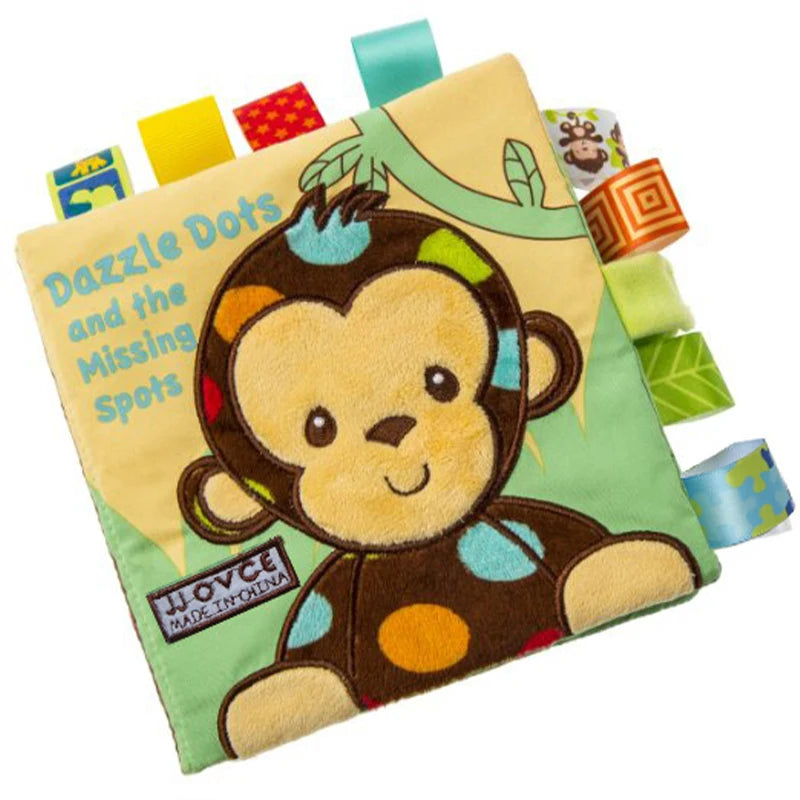 Animal Sensory Soft Book for Babies – Early Learning Toy for Ages 0 to 12 Months