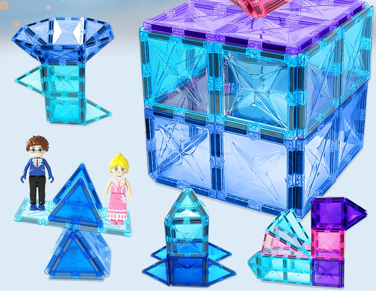 Magnetic Building Blocks Sets, 7.5cm - 42-pcs Princess Castle