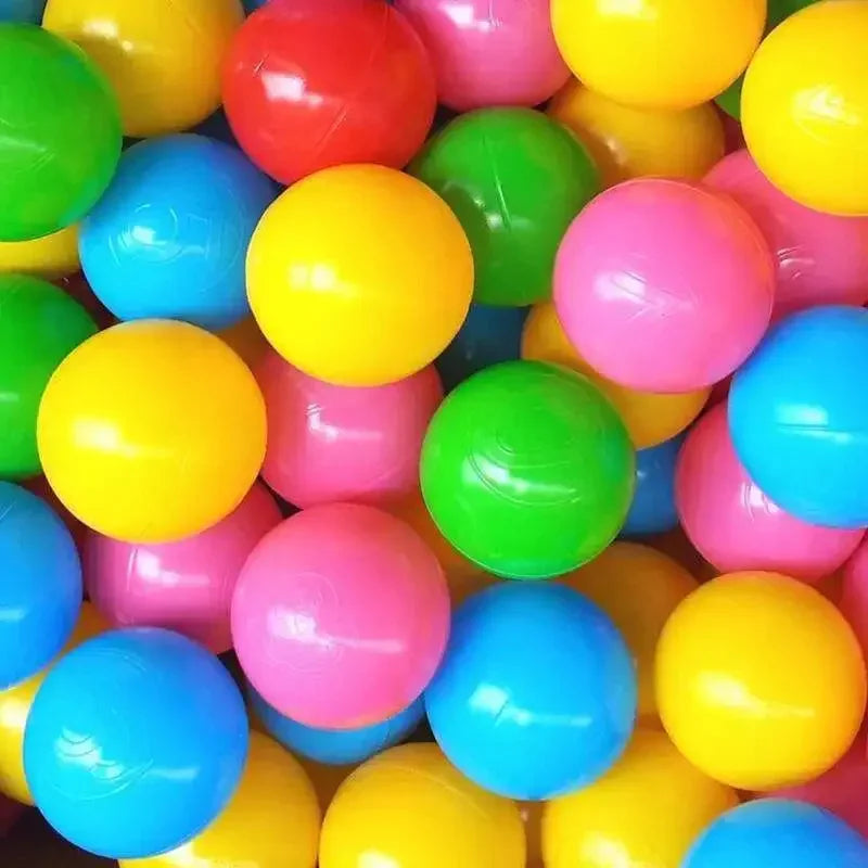 100-pcs Soft Play Balls for Kids – dia 55mm, mixed colours sets