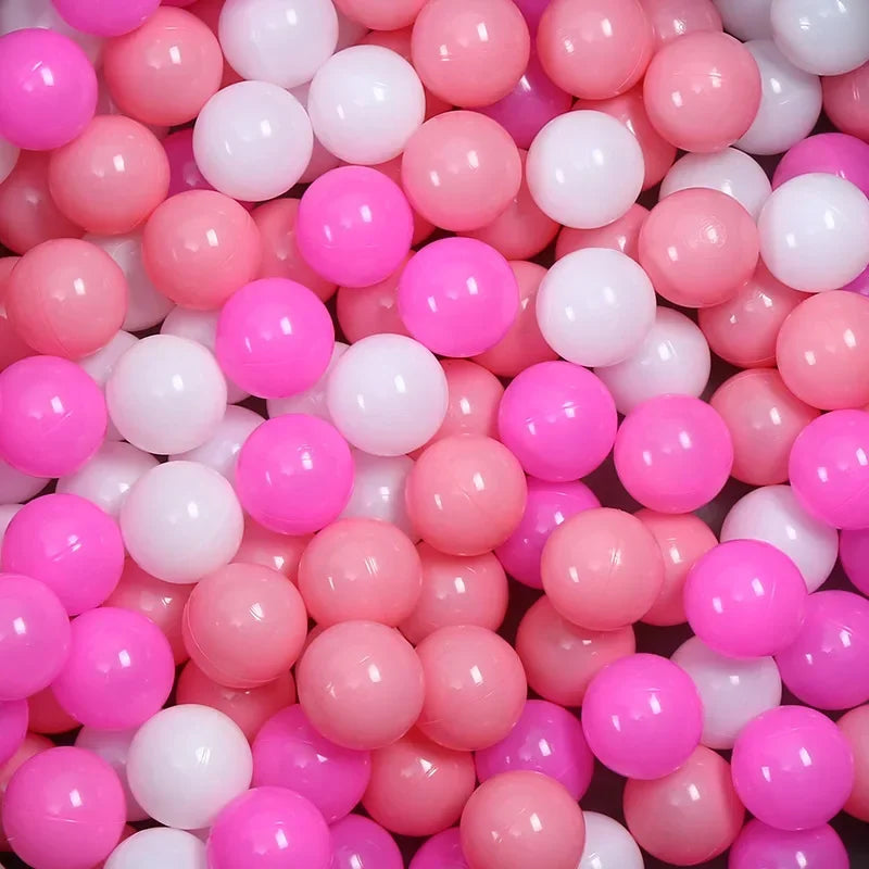 100-pcs Soft Play Balls for Kids – dia 55mm, mixed colours sets