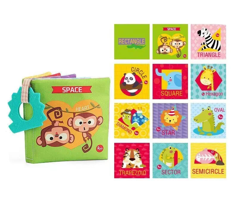 Animal Sensory Soft Book for Babies – Early Learning Toy for Ages 0 to 12 Months