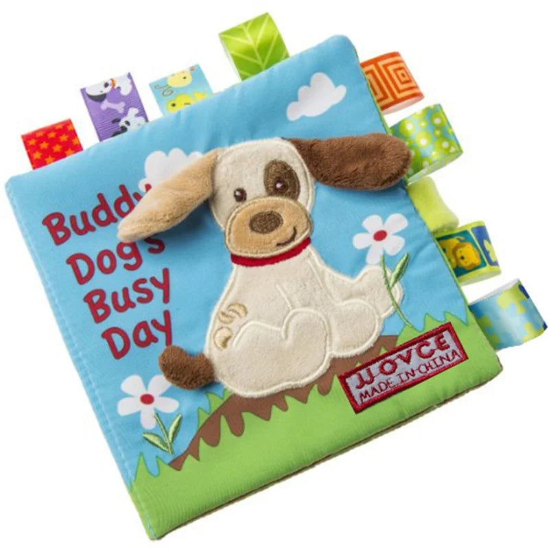 Animal Sensory Soft Book for Babies – Early Learning Toy for Ages 0 to 12 Months