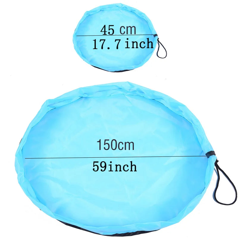 Kids' Toy Storage Bag & Play Mat in two sizes