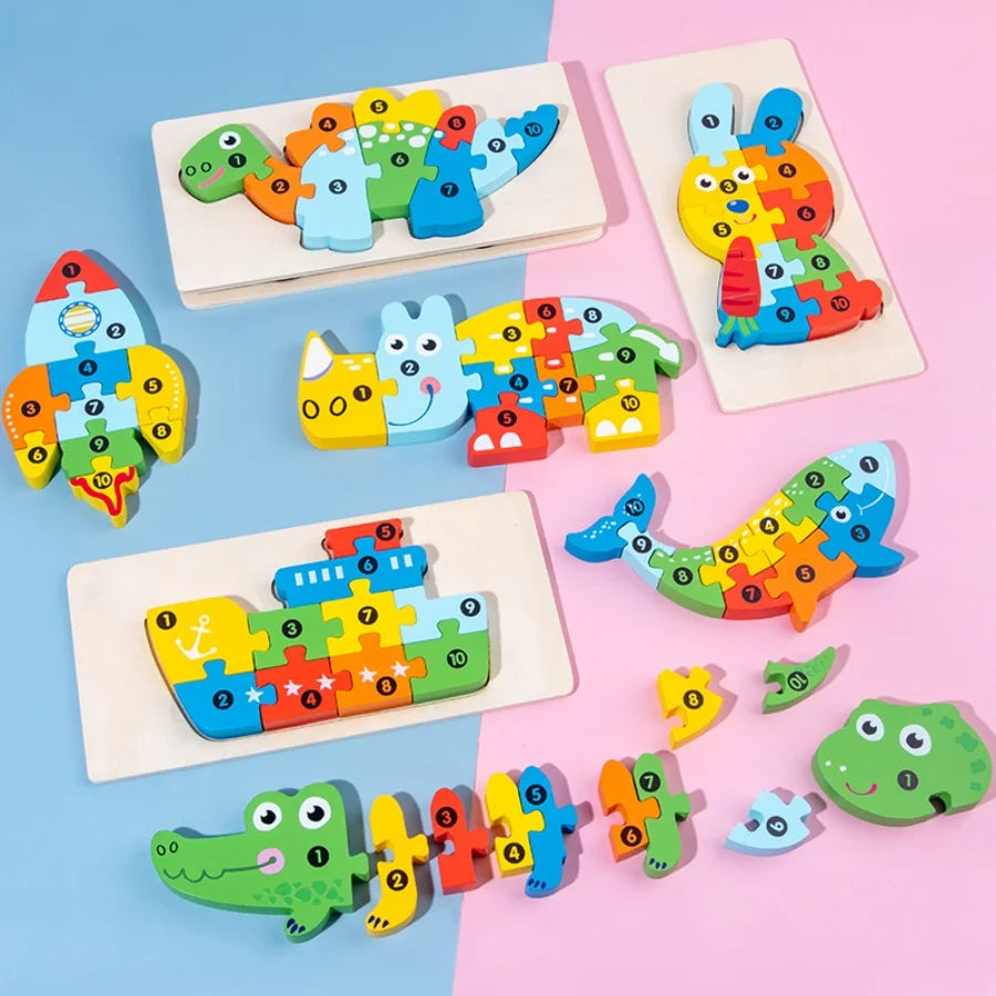 Wooden Puzzle Sets, Transport