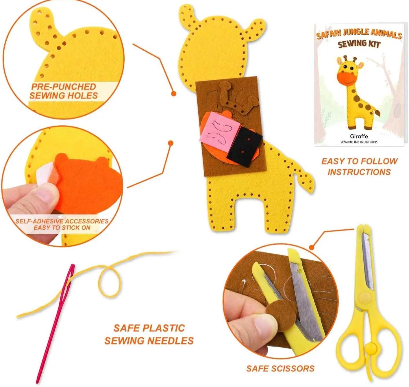 Animal and Dinosaur Sewing Kits for Kids – Make Your Own Friends!