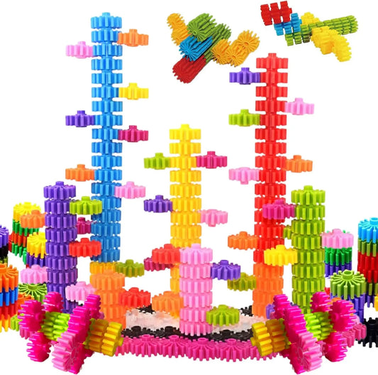 STEM Construction Blocks for Kids – Fun Interlocking Gears for Creative Play