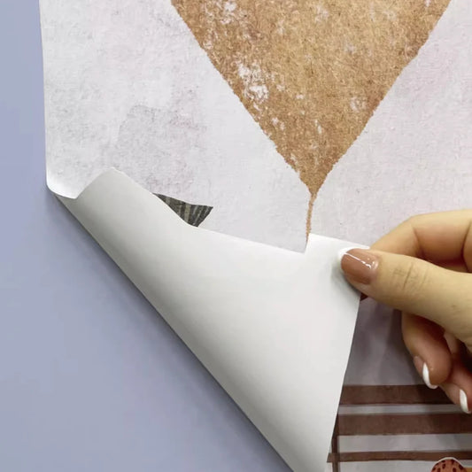 Boho Fabric Wall Decals – Rainbow Bear & Woodland Animals