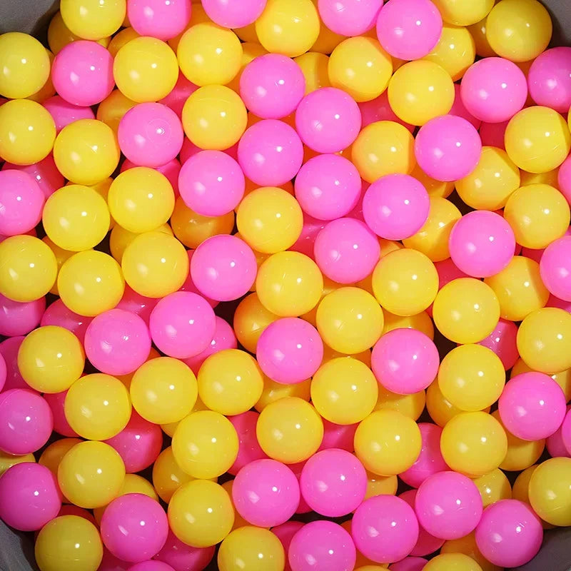 100-pcs Soft Play Balls for Kids – dia 55mm, mixed colours sets