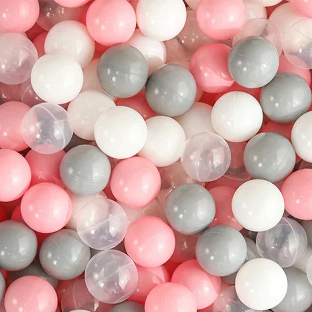 100-pcs Soft Play Balls for Kids – dia 55mm, mixed colours sets
