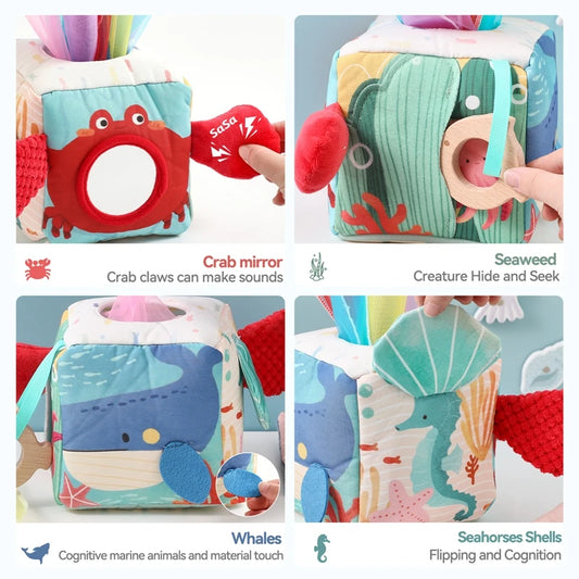Creative Baby Sensory Tissue Box Toy