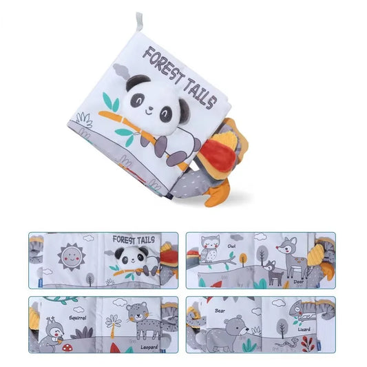 Animal Sensory Soft Book for Babies – Early Learning Toy for Ages 0 to 12 Months