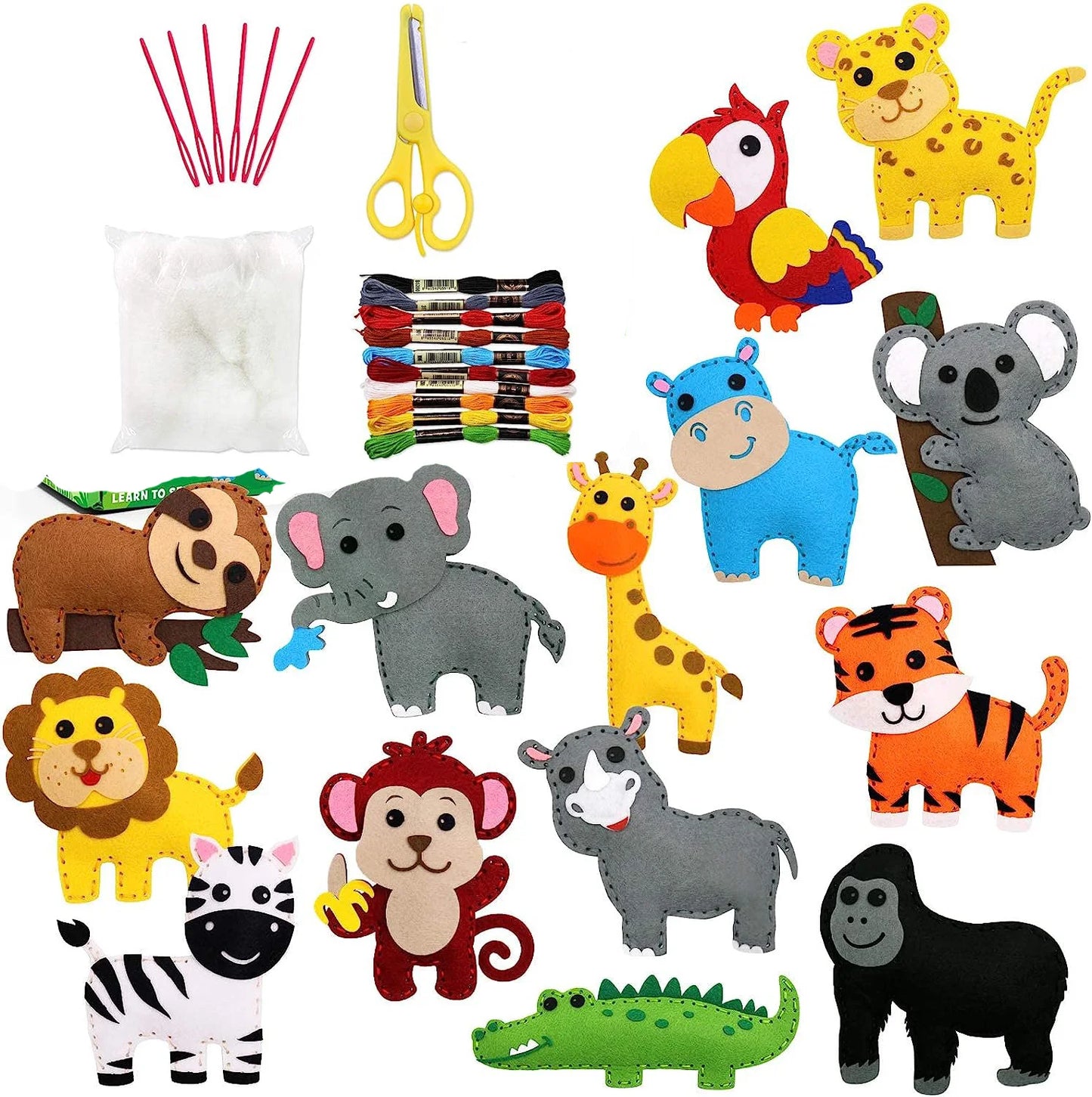 Animal and Dinosaur Sewing Kits for Kids – Make Your Own Friends!