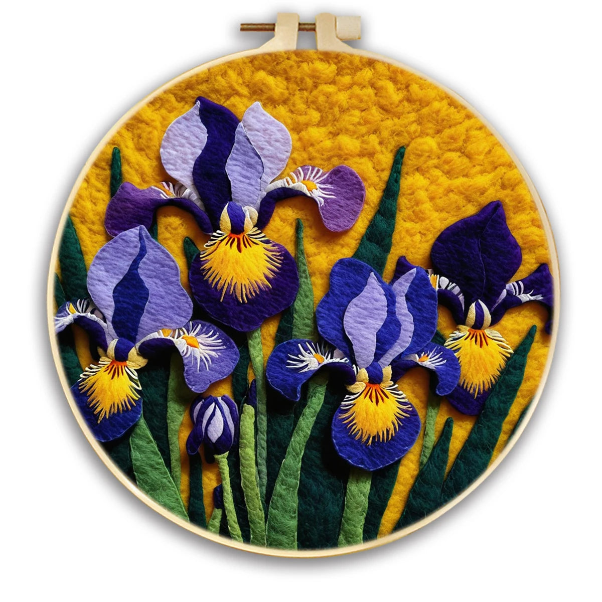 Wool Felting Painting Kits - Flowers