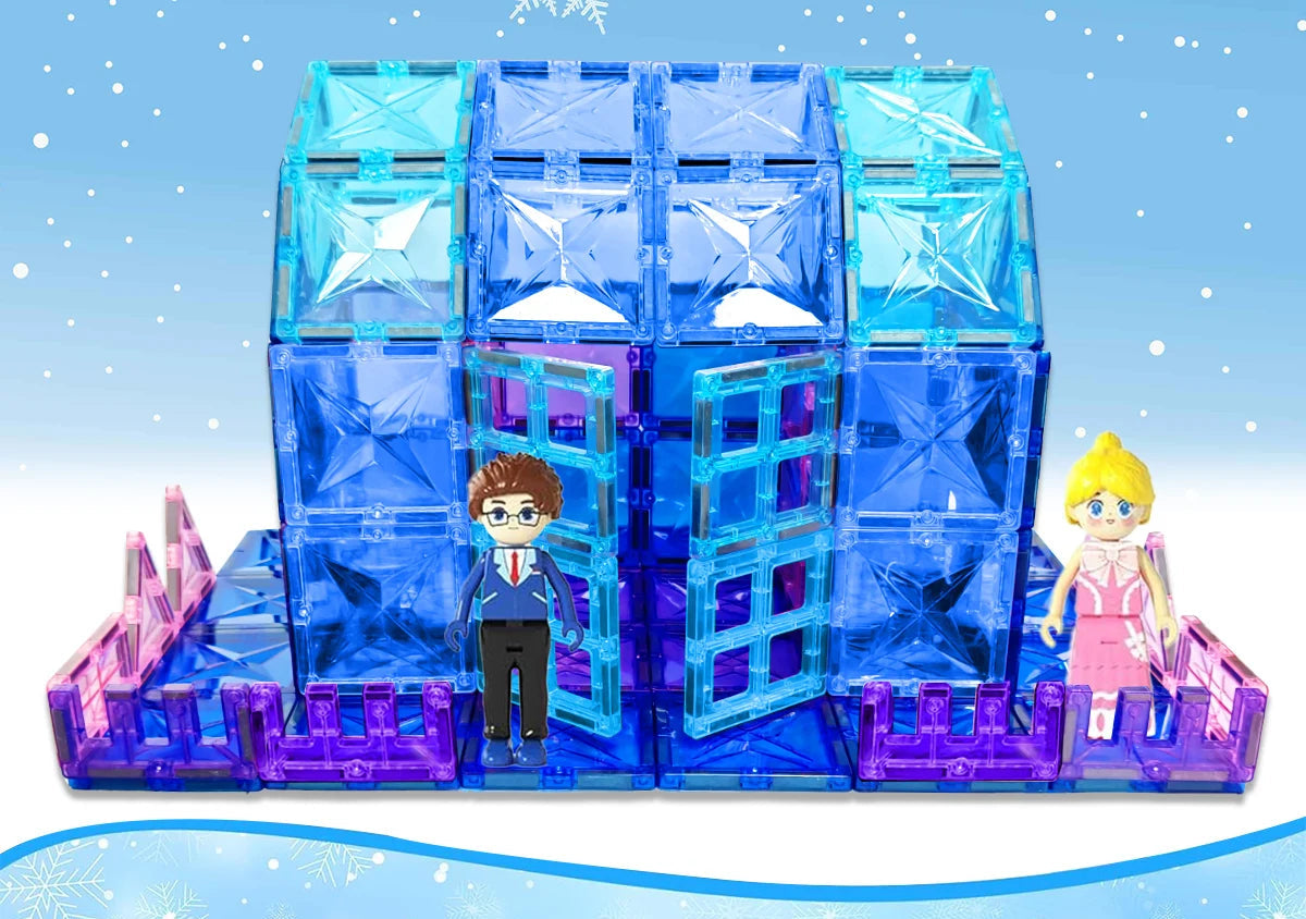 Magnetic Building Blocks Sets, 7.5cm - 42-pcs Princess Castle