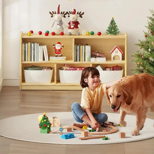 Bookshelf & Toy Organiser for Toddlers and Kids
