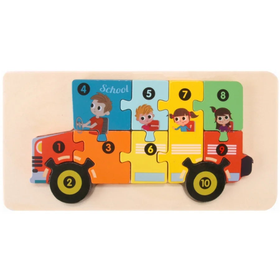 Wooden Puzzle Sets, Transport