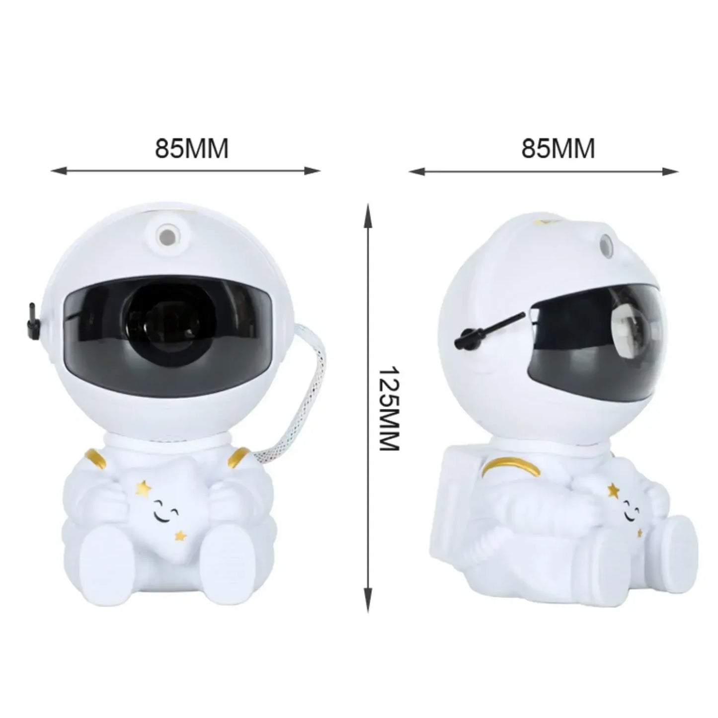 Galaxy Star Astronaut Projector – LED Night Light for Kids