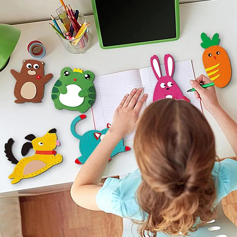 Kids' Sewing Craft Kit – 6 DIY Felt Animals