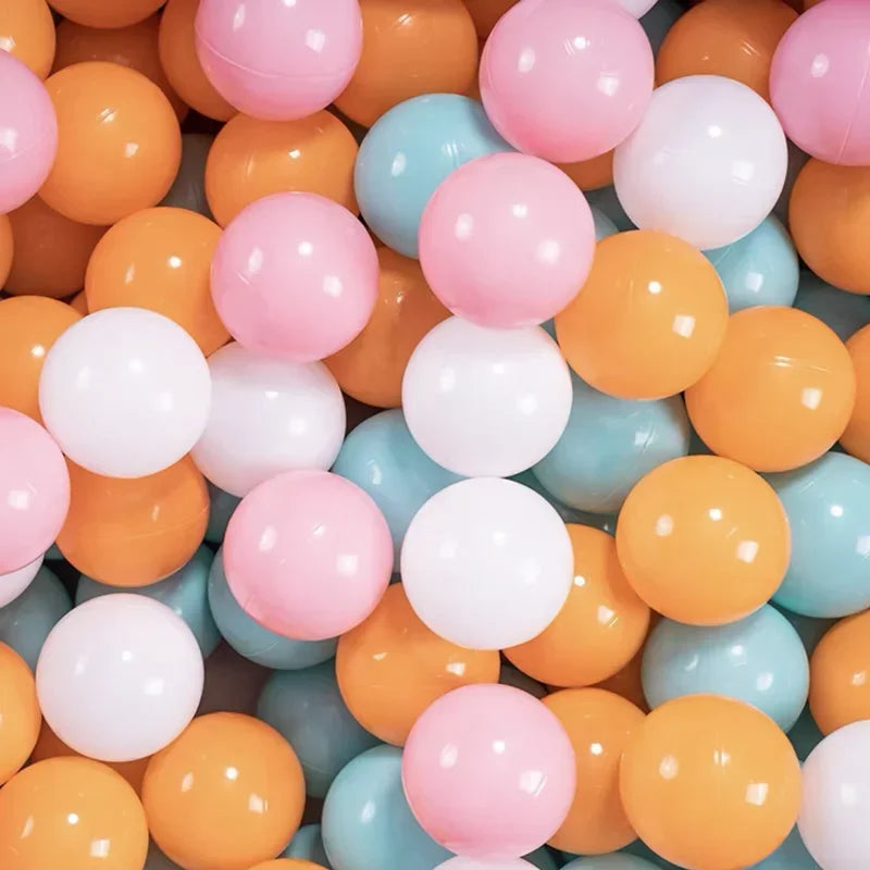 100-pcs Soft Play Balls for Kids – dia 55mm, mixed colours sets