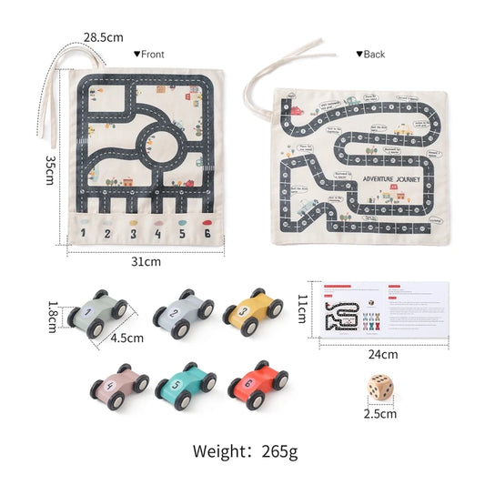 Montessori City Traffic Play Set – 35×31 cm