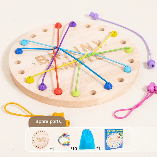 Kids Rope Knot Logic Game – Sensory Brain Teaser