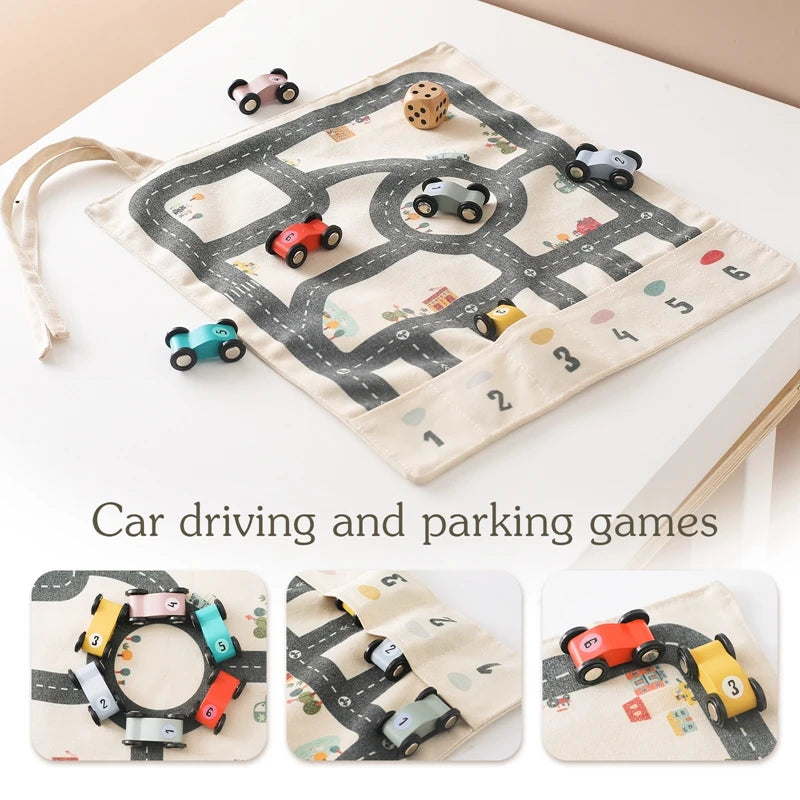 Montessori City Traffic Play Set – 35×31 cm