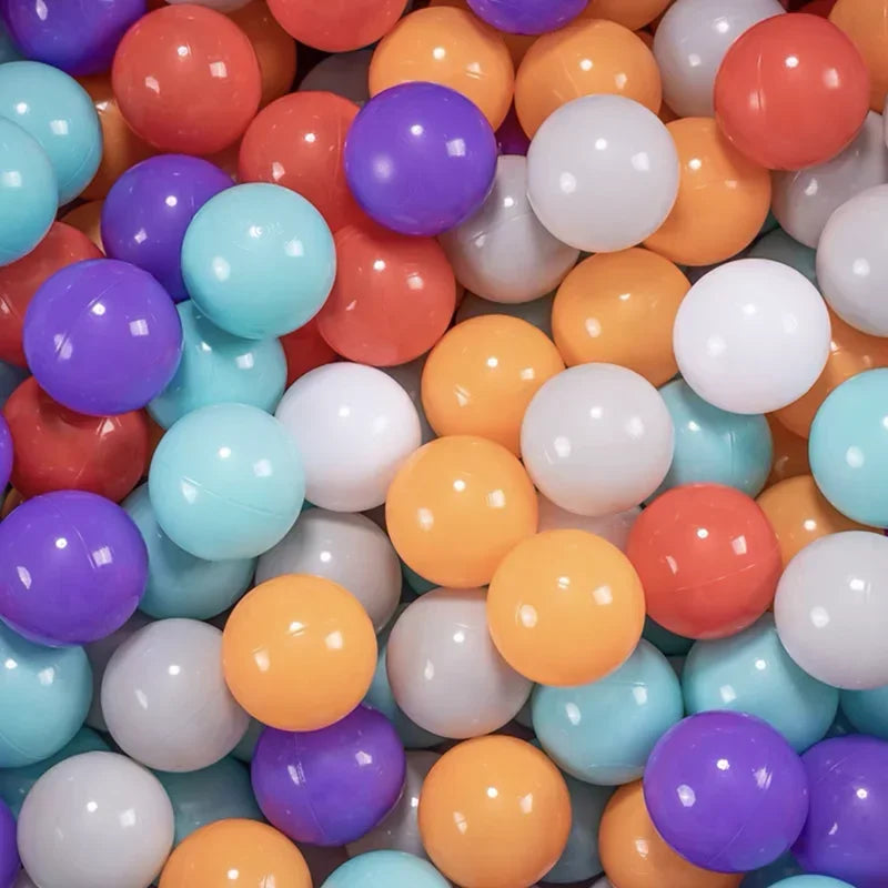 100-pcs Soft Play Balls for Kids – dia 55mm, mixed colours sets