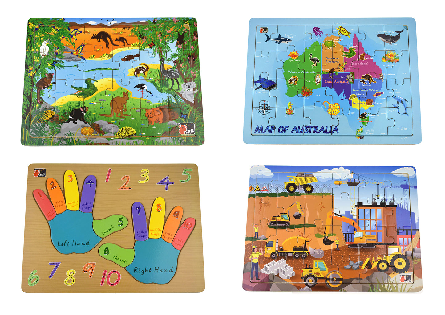 Koala Dream Peg and Jigsaw puzzle, Set of 12