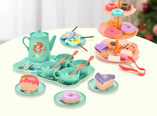 44-Piece Tea Party Play Set - Mermaid