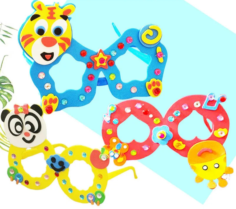 5-pieces DIY EVA Glasses Kit – Kids Craft Set
