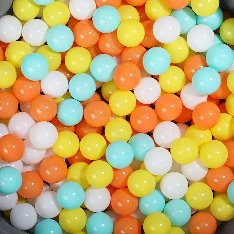 100-pcs Soft Play Balls for Kids – dia 55mm, mixed colours sets