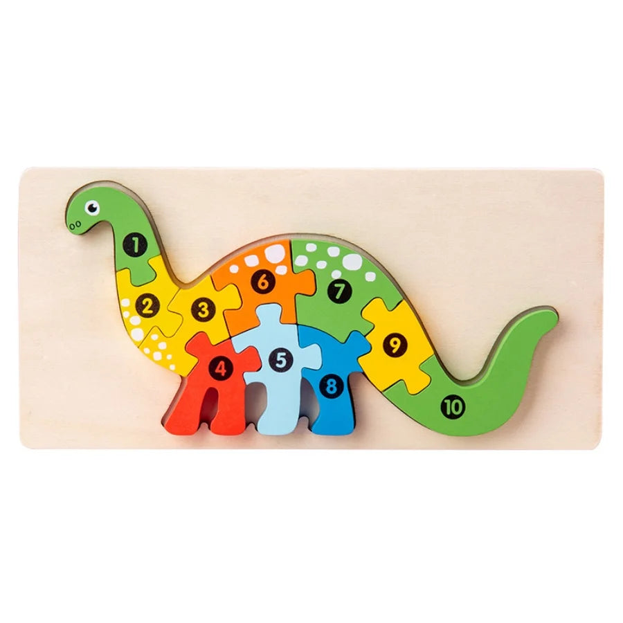 Wooden Puzzle Sets, Animals