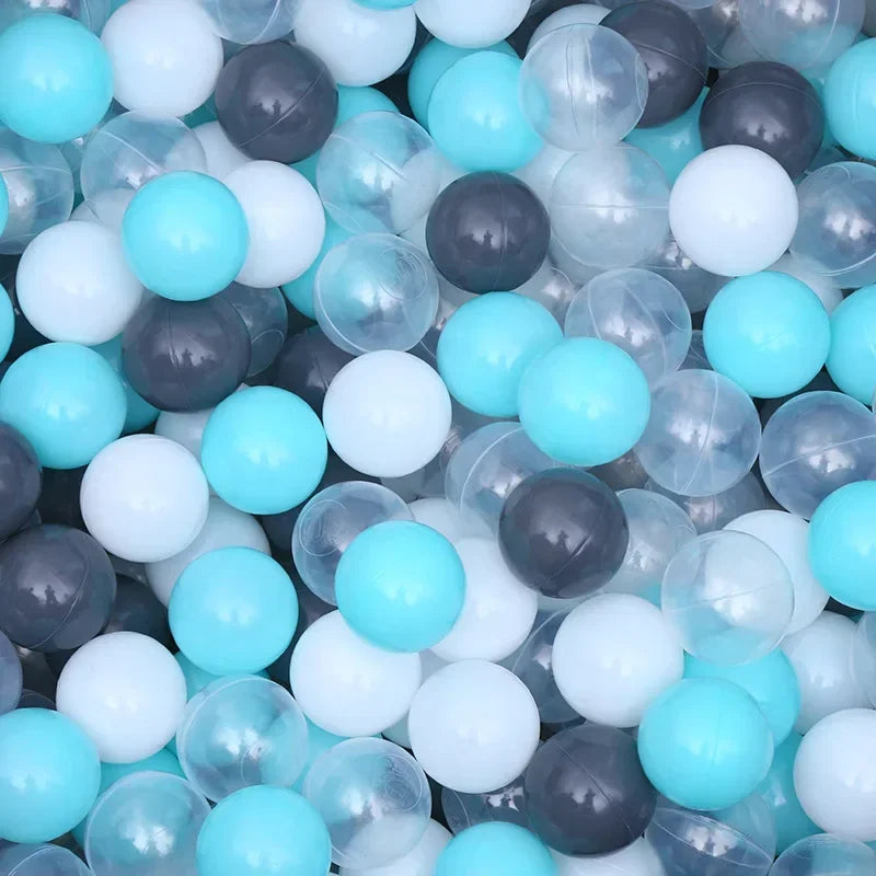 100-pcs Soft Play Balls for Kids – dia 55mm, mixed colours sets
