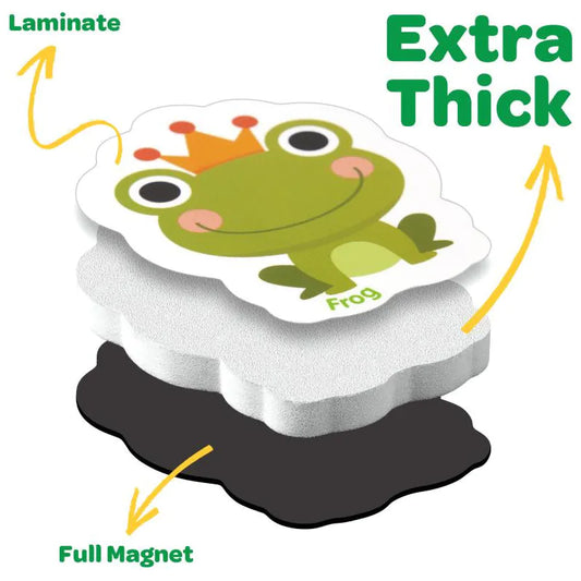 Magnetic Colourful Fairy Tale Characters and Objects + 26 Uppercase Letters