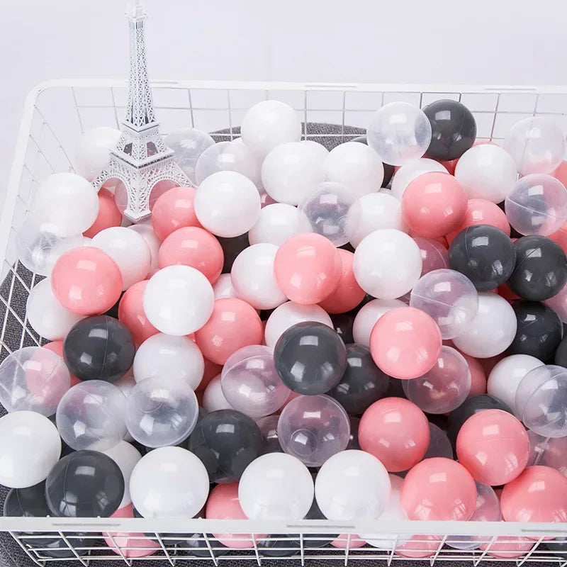 100-pcs Soft Play Balls for Kids – dia 55mm, mixed colours sets