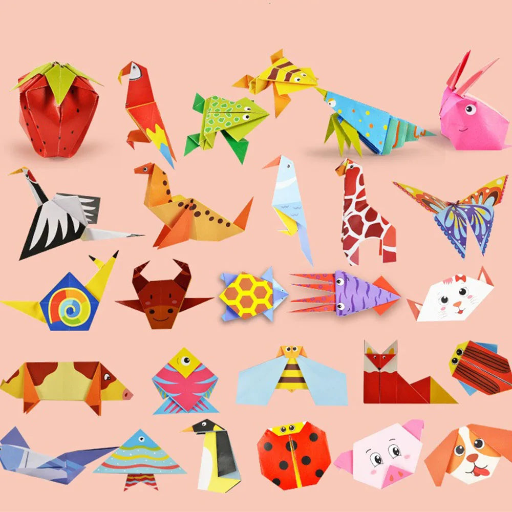 Origami Paper Kits, Animals and Objects Designs
