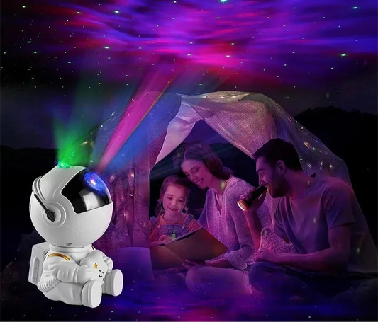 Galaxy Star Astronaut Projector – LED Night Light for Kids