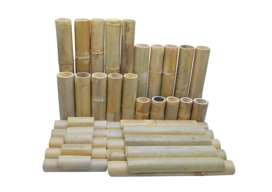 Mini Bamboo Channels, 40 Pcs