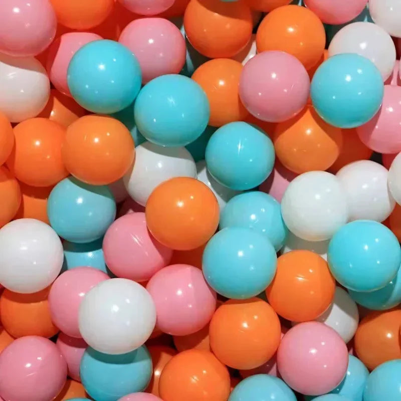 100-pcs Soft Play Balls for Kids – dia 55mm, mixed colours sets