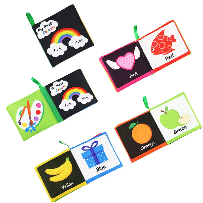 Animal Sensory Soft Book for Babies – Early Learning Toy for Ages 0 to 12 Months