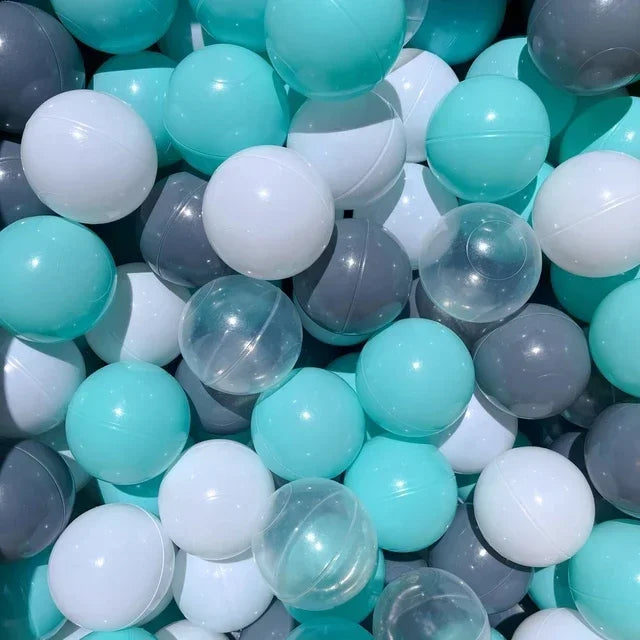 100-pcs Soft Play Balls for Kids – dia 55mm, mixed colours sets