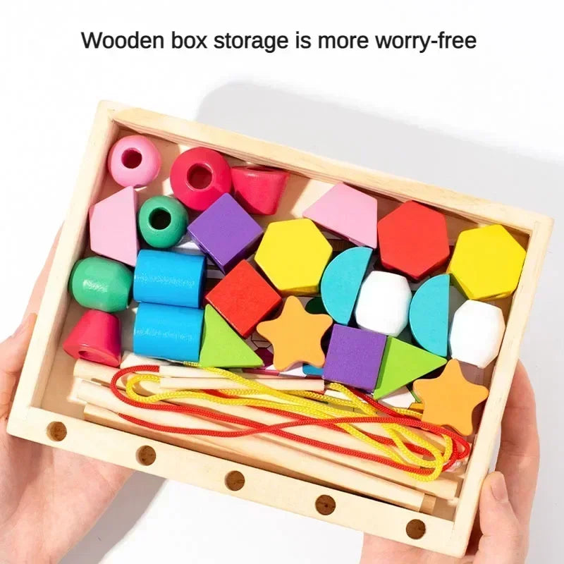 Montessori Wooden Colour & Shape Matching Puzzle