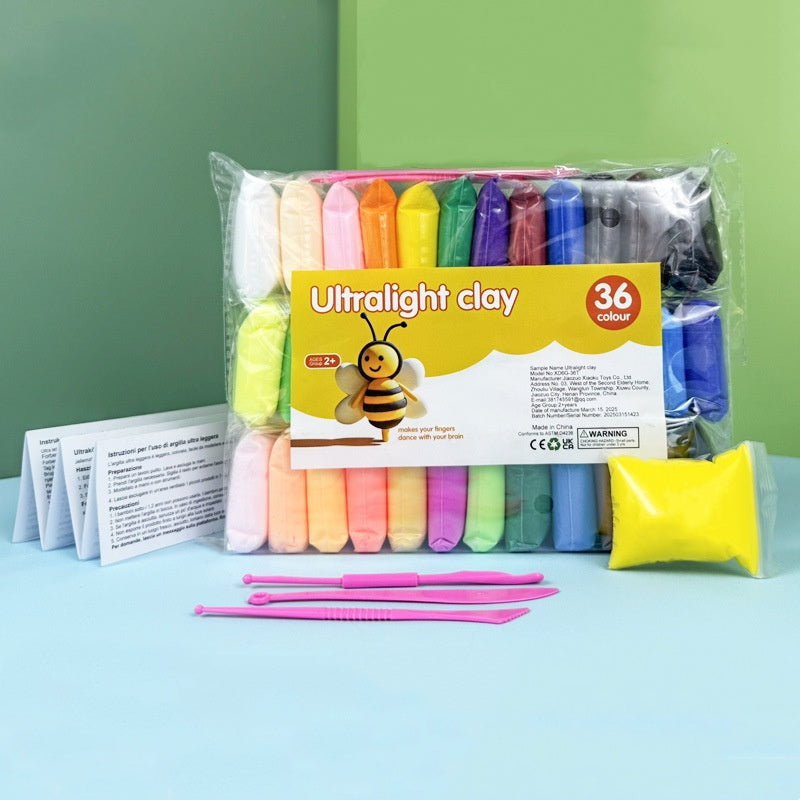 36 Colours Ultra Light Air Dry Modelling Clay Set